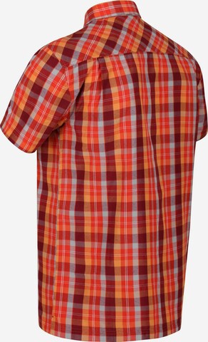 REGATTA Regular fit Athletic Button Up Shirt 'Kalambo V' in Red