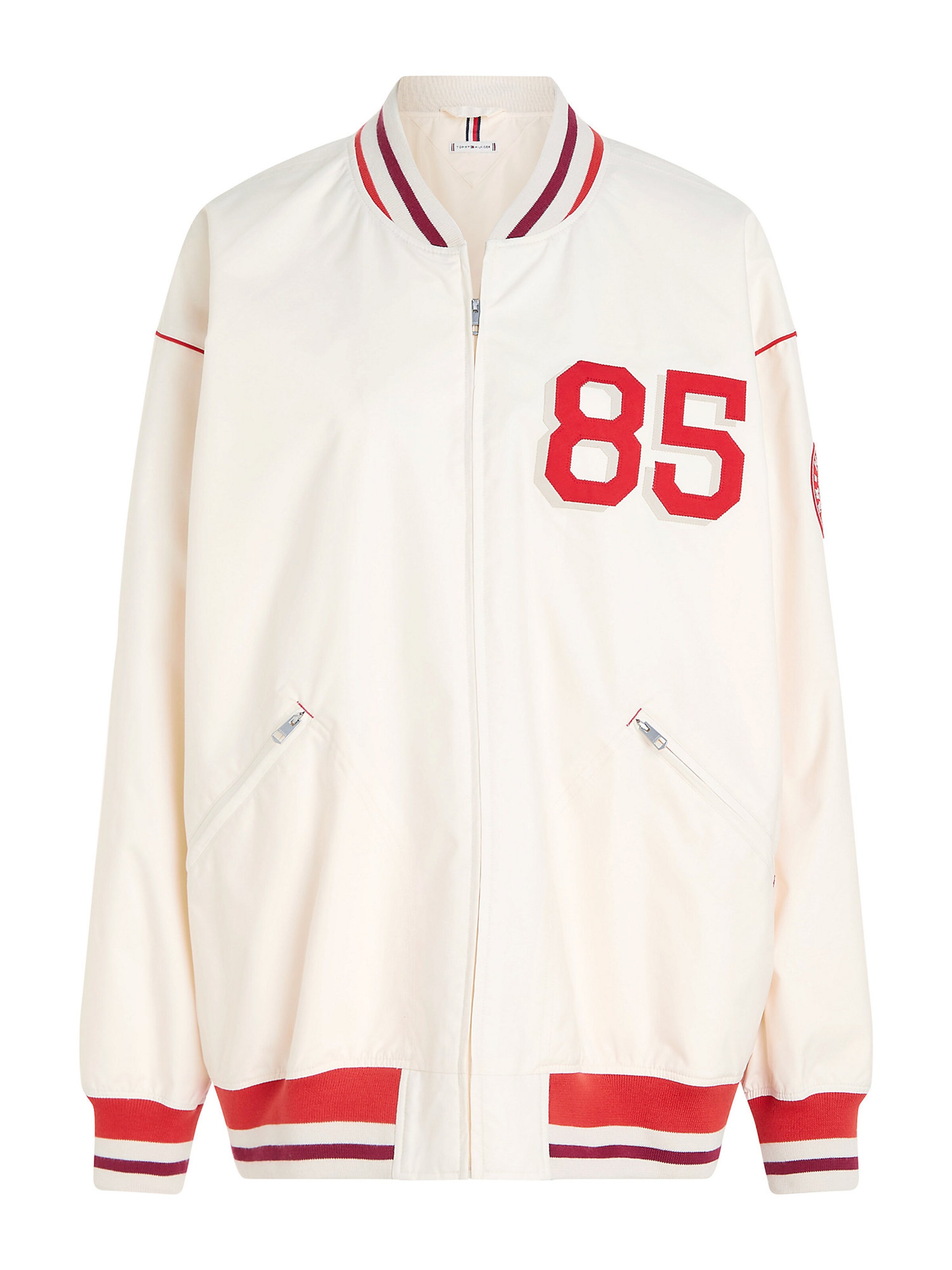 TOMMY HILFIGER Демисезонная куртка в Бежевый: спереди