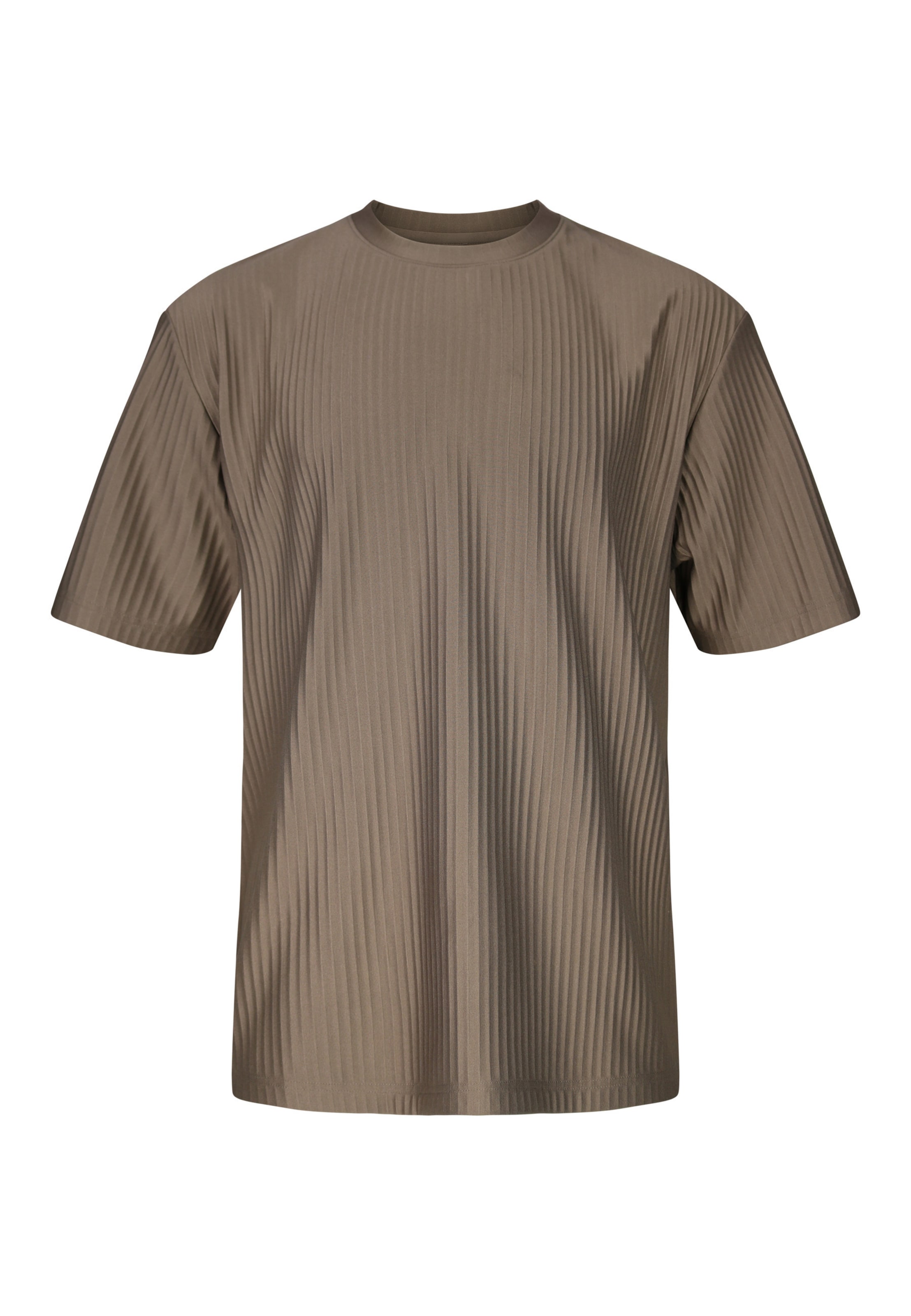 SikSilk - Camisa em castanho: frente