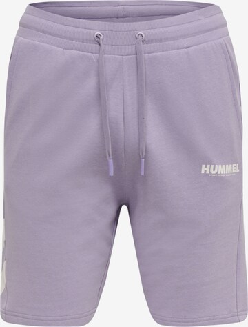 Hummel Workout Pants 'Legacy' in Purple: front