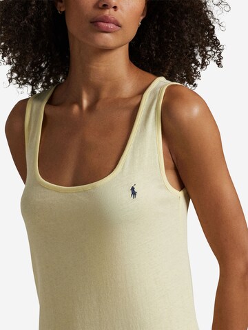 Polo Ralph Lauren Midikleid ' Whisper Weight Cotton ' in Gelb