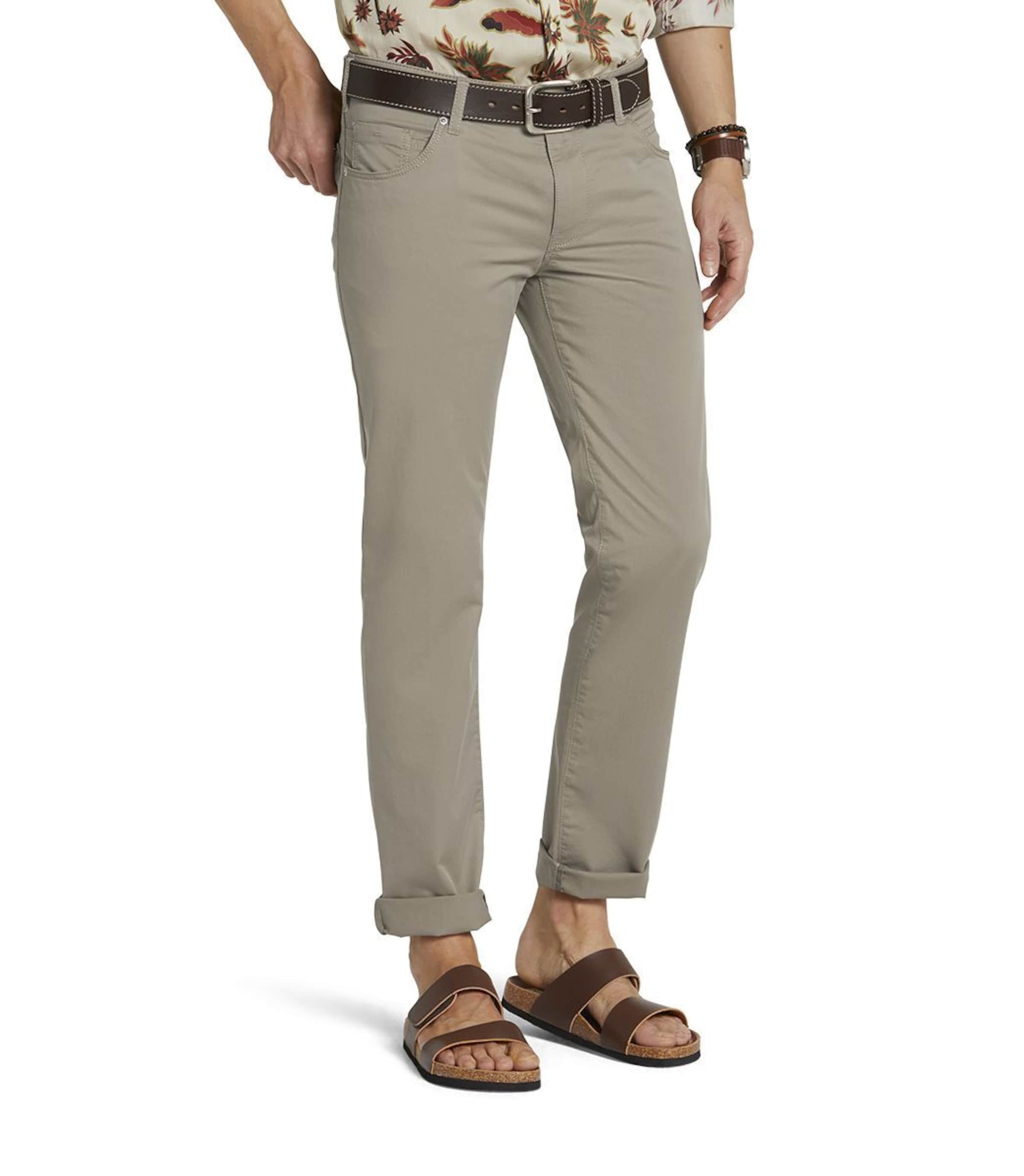Regular Pantalon Meyer Hosen en beige : devant