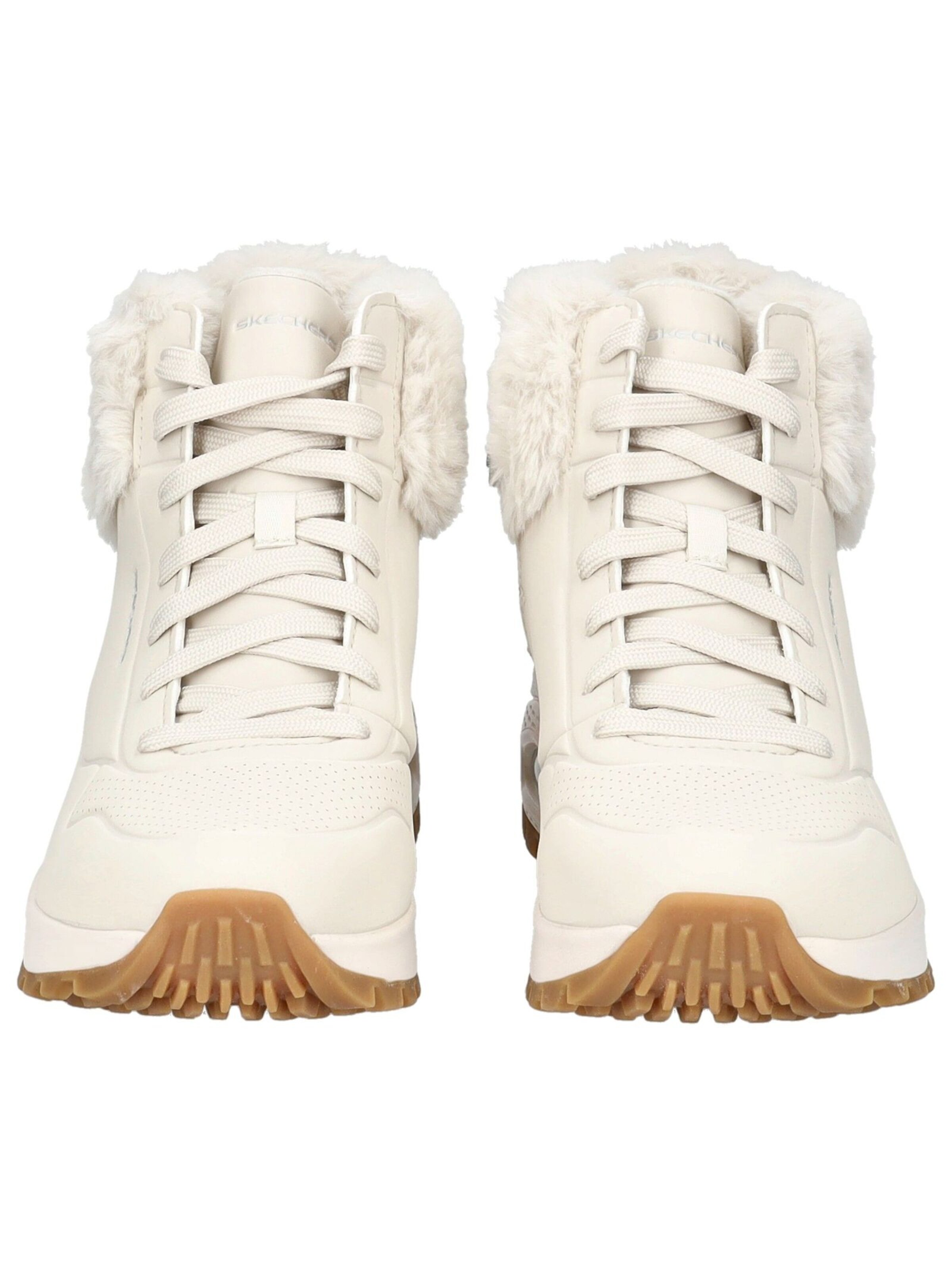 SKECHERS Schnürstiefelette in Weiß
