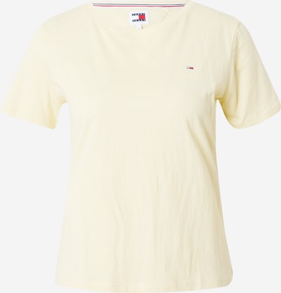 Tommy Jeans T-shirt en bleu / jaune pastel / rouge / blanc, Vue avec produit