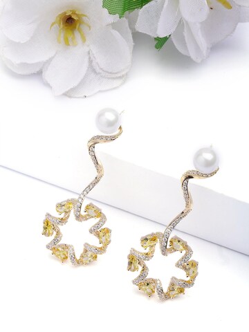 AVANT-GARDE PARIS - Pendientes 'Janaka' en amarillo