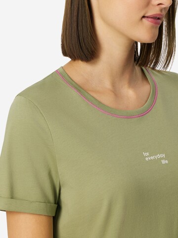 SCHIESSER Nightgown ' Casual Essentials ' in Green