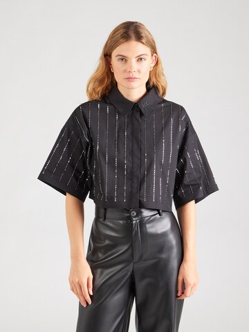 Karo Kauer Blouse in Black: front