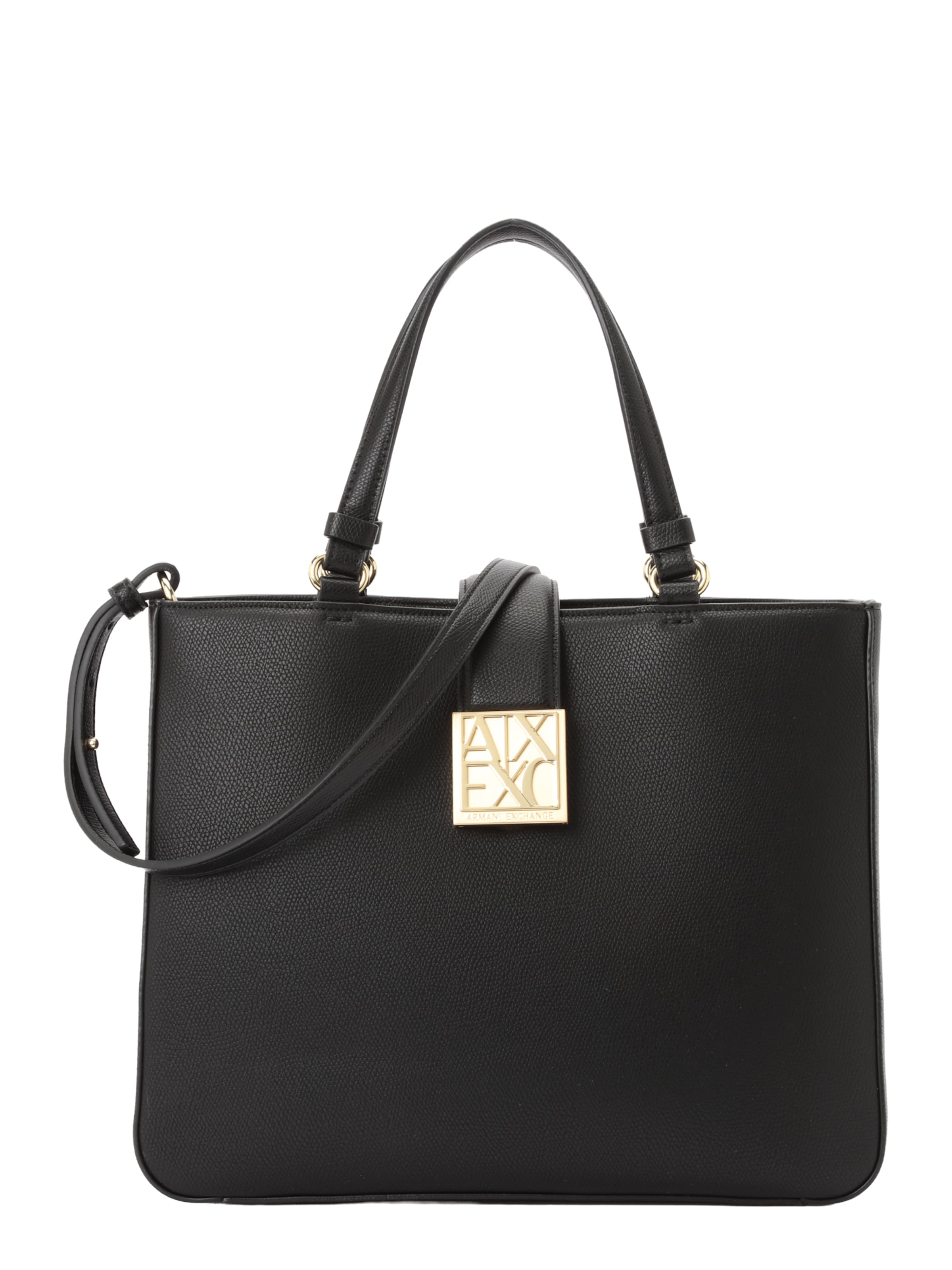 ARMANI EXCHANGE - Shopper 'AMY' em preto: frente