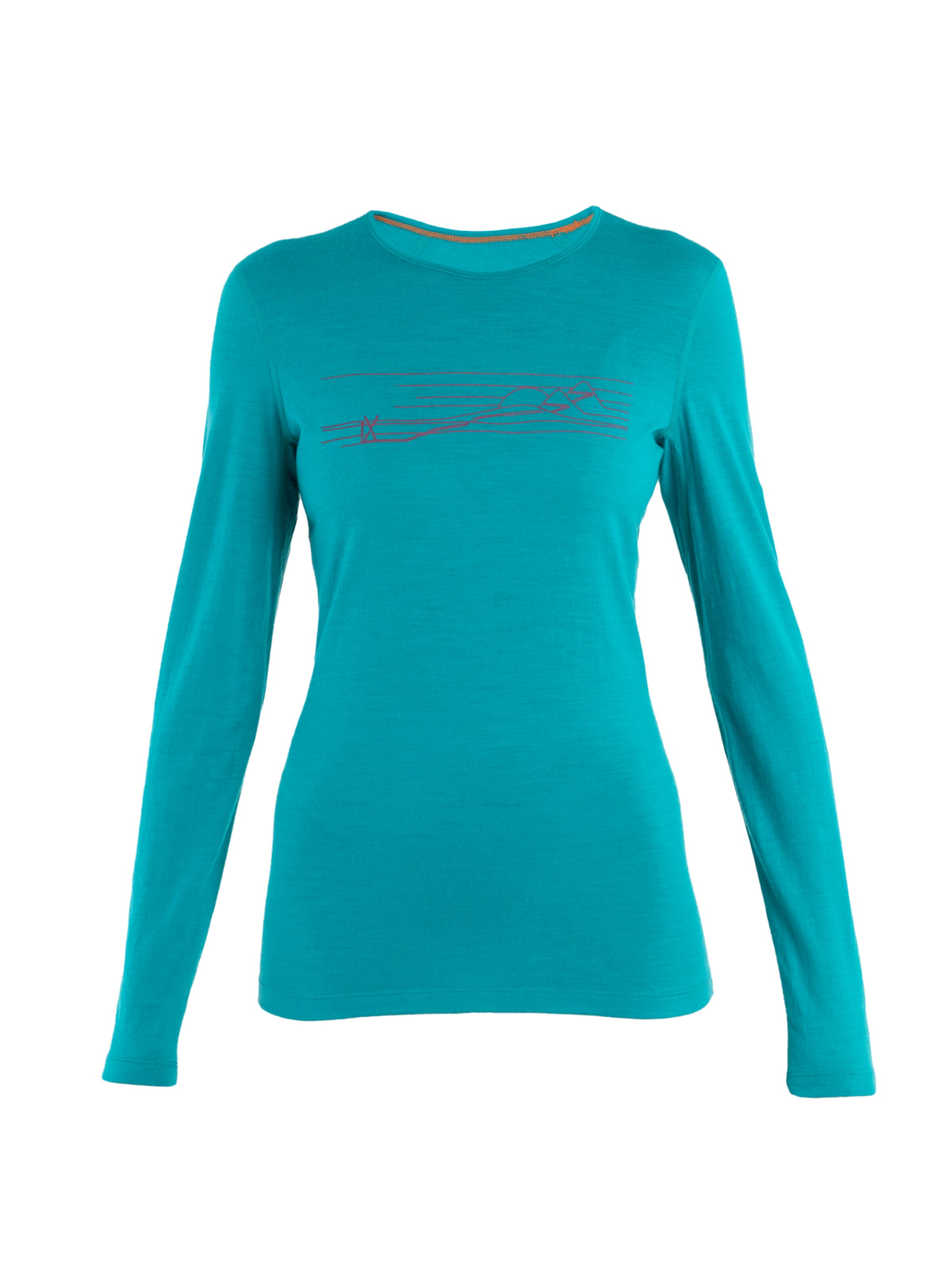 ICEBREAKERTehnička sportska majica 'Oasis' - crna boja: prednji dio