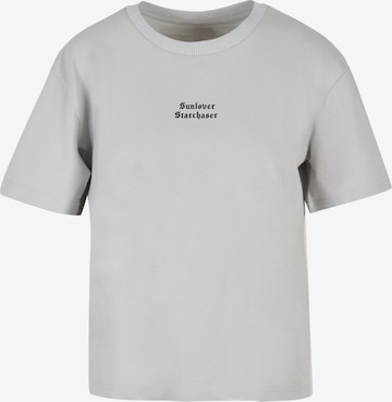 Miss Tee Shirt 'Sunlover Starchaser' in Grey: front