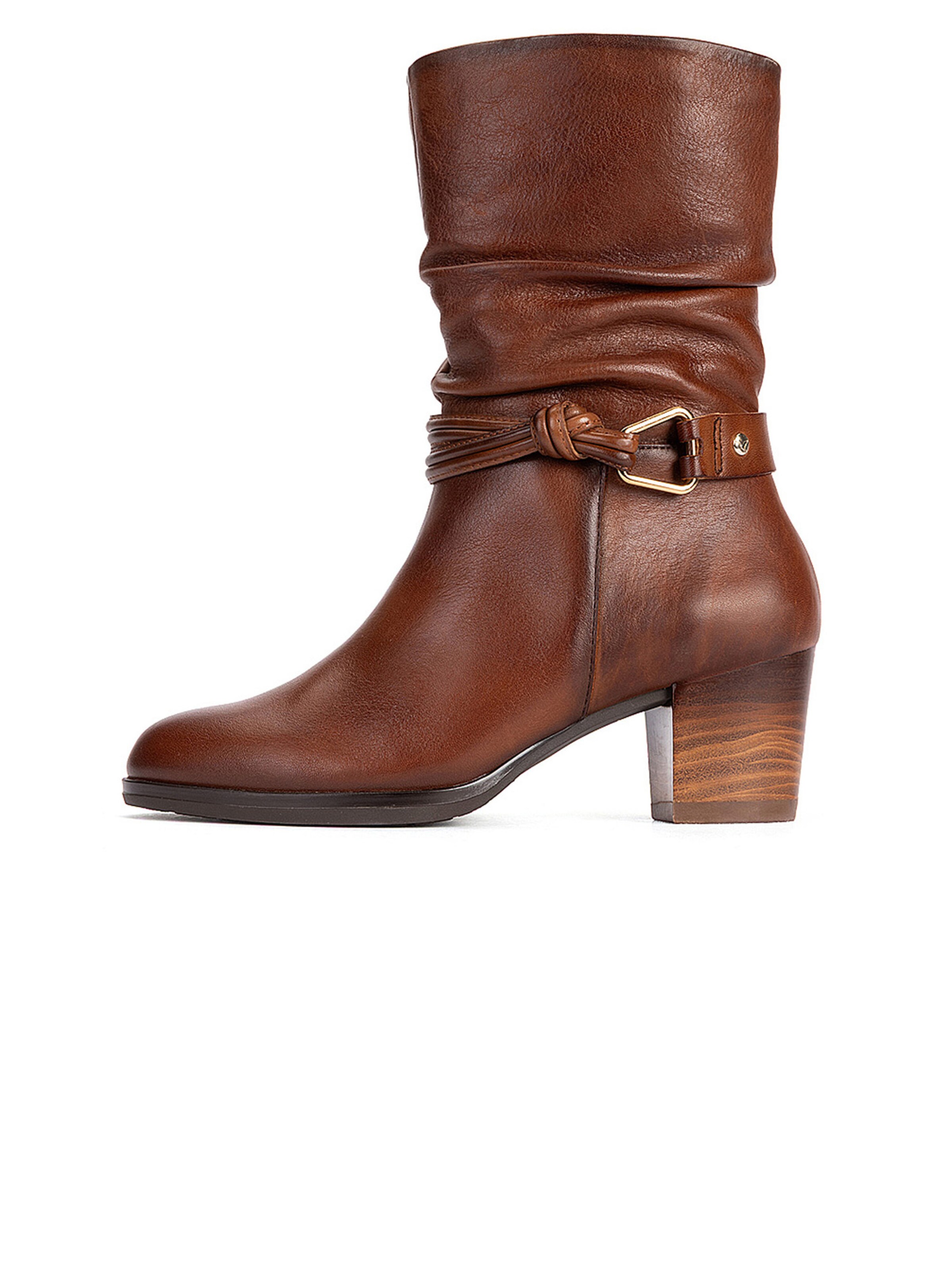 Boots 'Zamora' PIKOLINOS en marron : devant