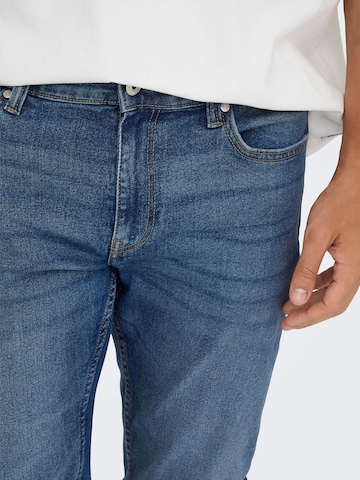 Coupe slim Jean 'ONSLoom' Only & Sons en bleu
