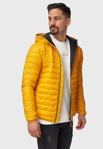 INDICODE JEANS Between-Season Jacket 'Bowers' in Yellow