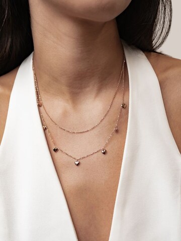 Hey Happiness - Cadena 'Heart Layers' en oro