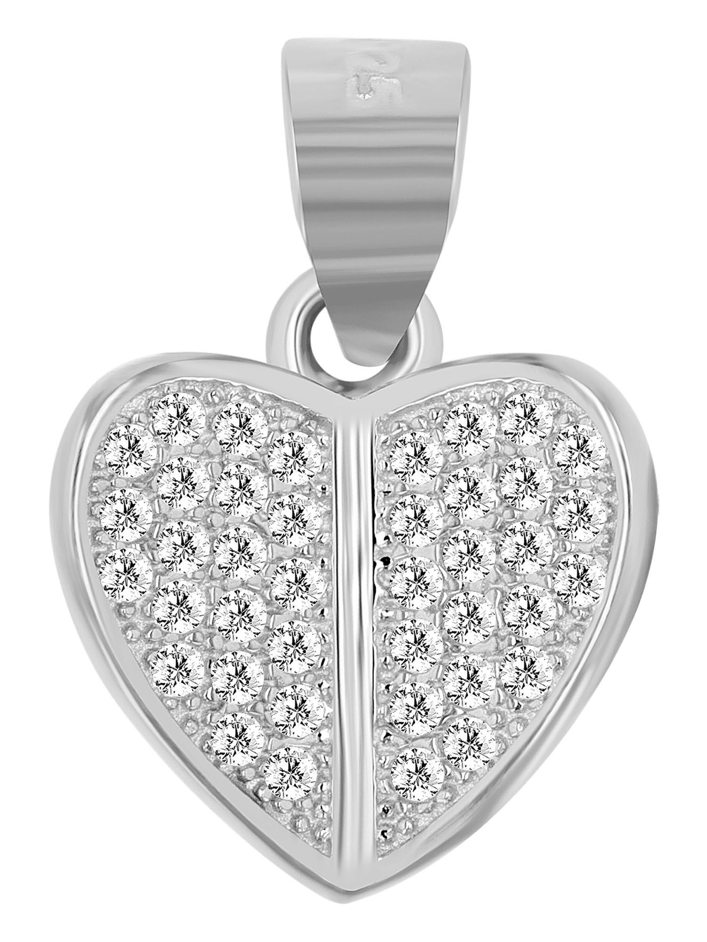 Akzent Pendant 'Eireann, 925 Sterlingsilber, langlebig' in Silver: front
