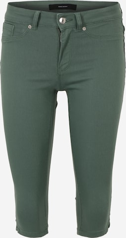 Vero Moda Petite Jeans 'HOT SEVEN' in Groen: voorkant