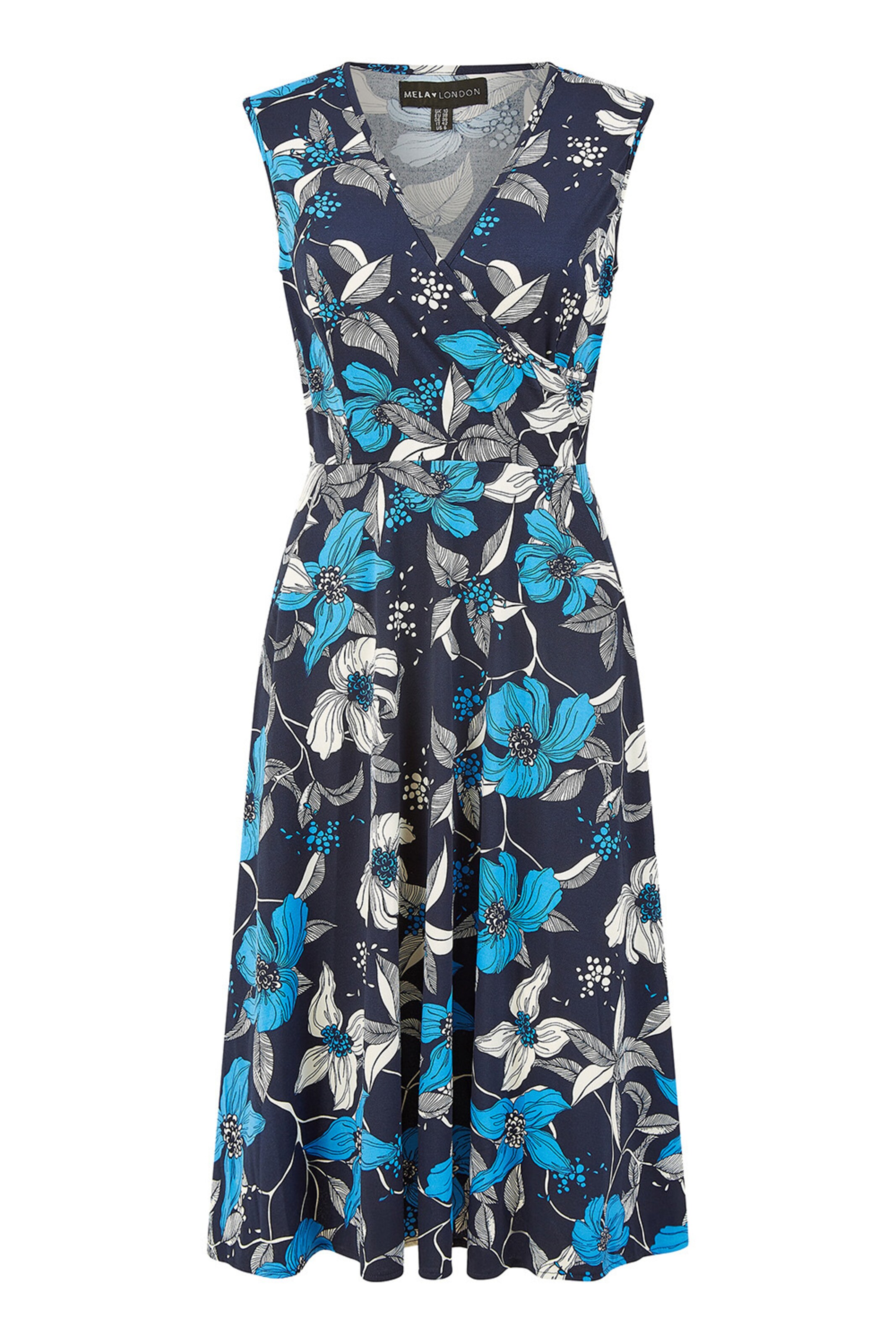 Mela London Платье в Синий: спереди