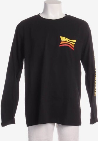 Calvin Klein Freizeithemd / Shirt / Polohemd langarm XL in Schwarz: predná strana