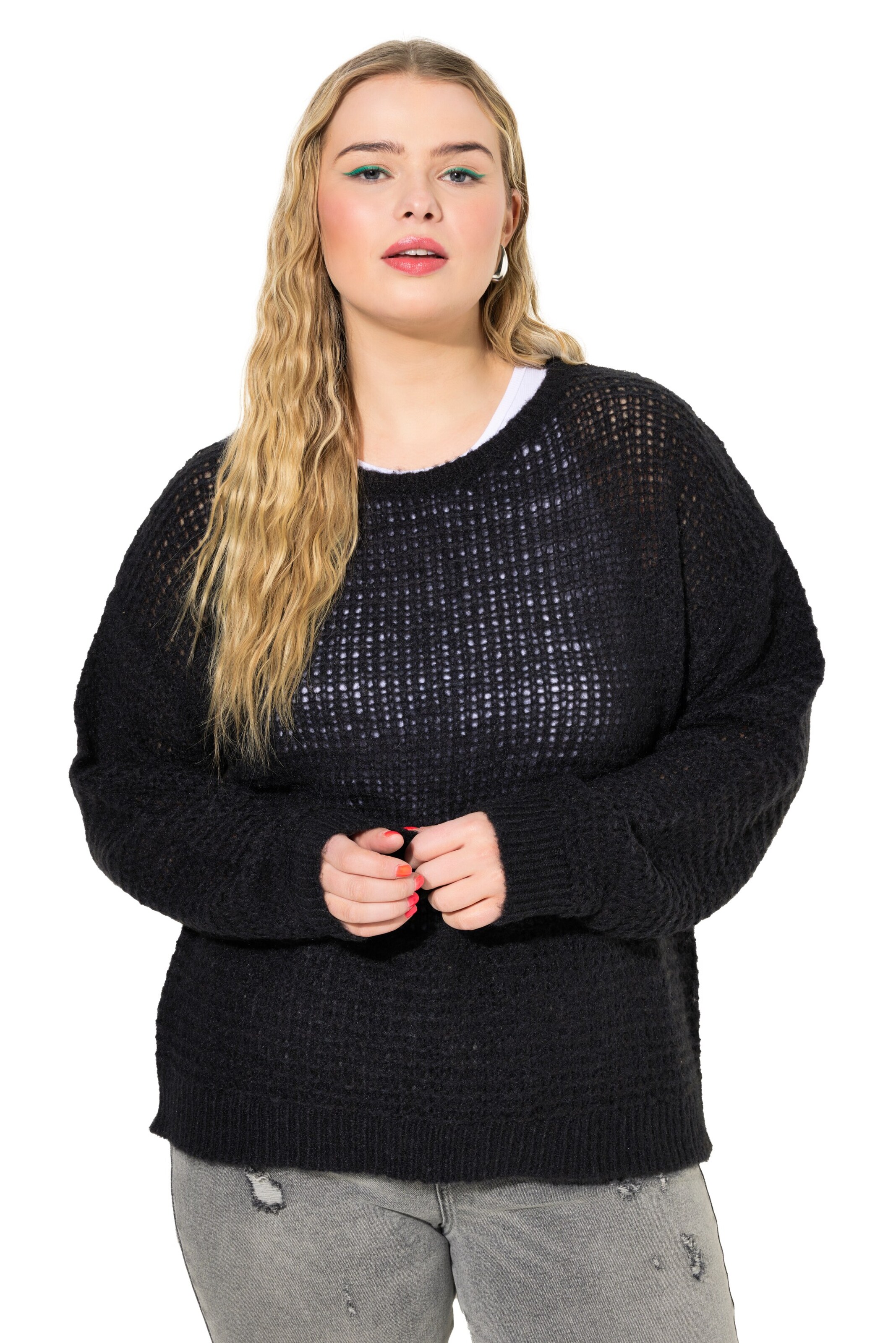 Studio Untold Pullover in Schwarz: Vorderseite