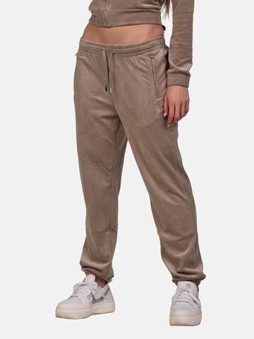 Juicy Couture Tapered Pants 'LILIAN' in Brown: front