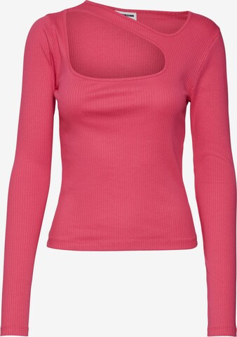 Noisy may Shirts 'DRAKEY PRASI' i pink: forside