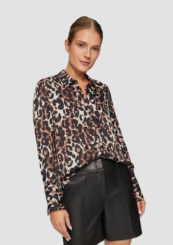 s.Oliver BLACK LABEL Blouse in Brown
