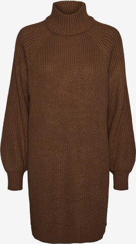 Noisy may Knit dress 'Timmy' in Brown: front