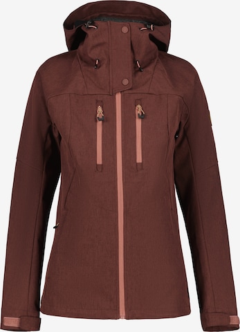 ICEPEAK Outdoor Jacket in Brown: front