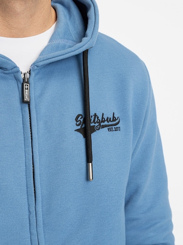 SPITZBUB Sweatjacke 'Klaus ' in Blau