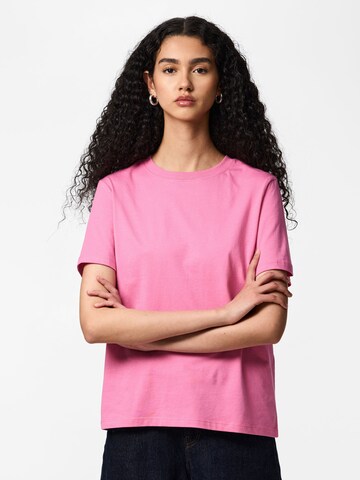 PIECES Shirt 'PCRia' in Roze: voorkant