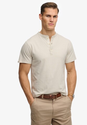 T-Shirt Superdry & Co en beige : devant
