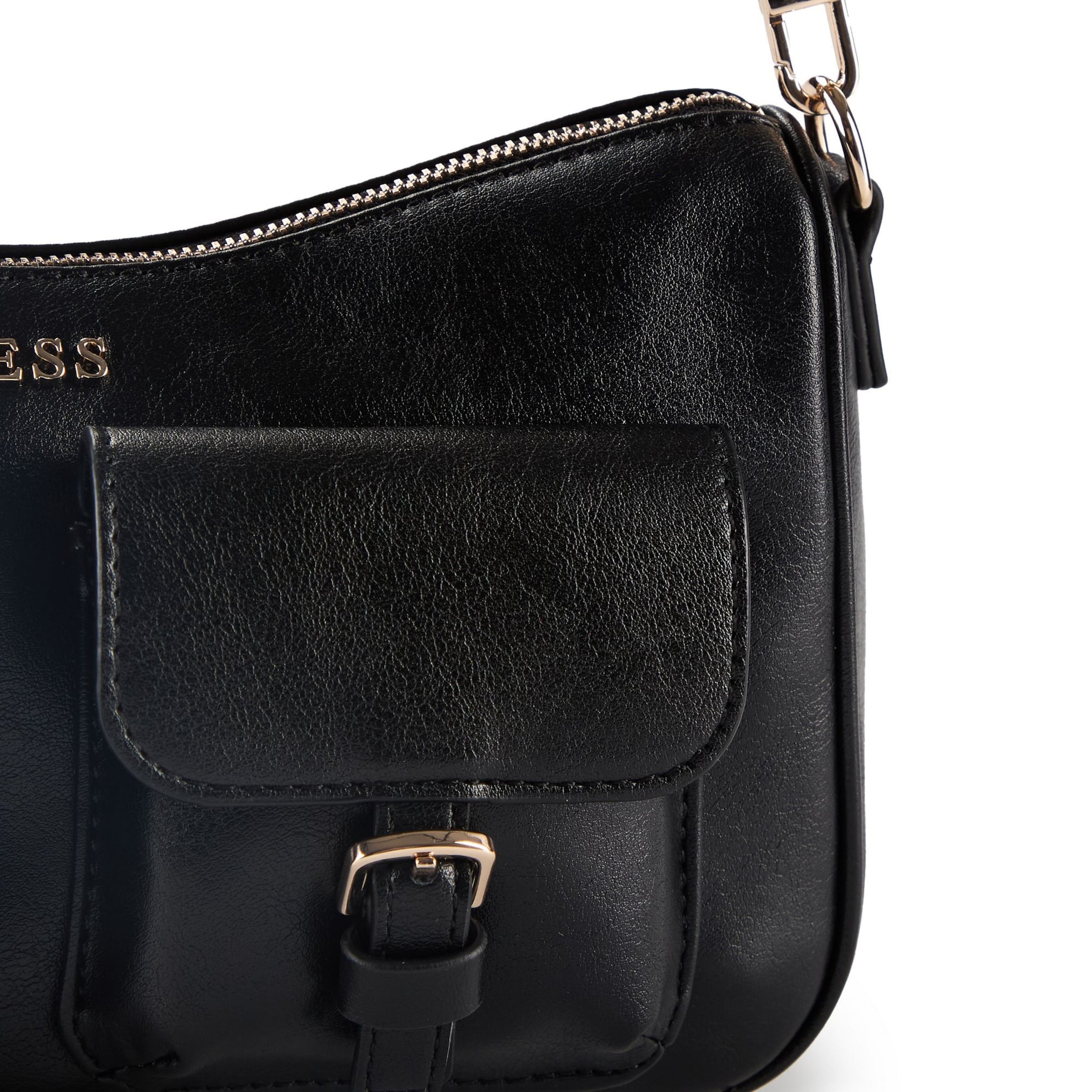 GUESS Schultertasche 'Kassie' in Schwarz