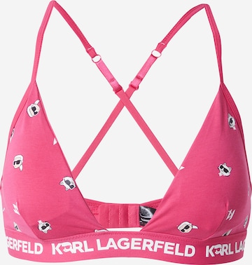 Soutien-gorge 'IKONIK 2.0' Karl Lagerfeld en rose : devant