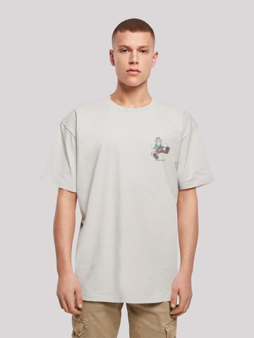 F4NT4STIC Shirt 'Tom And Jerry ' in Grey: front