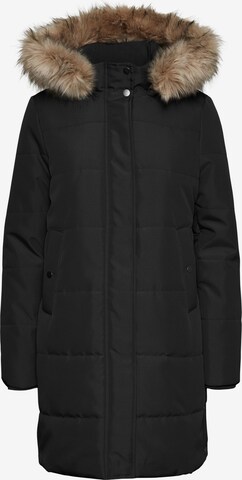 VERO MODA Wintermantel 'Addison' in Zwart: voorkant