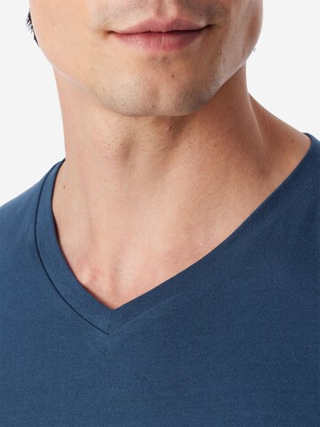 SCHIESSER Long Pajamas ' Casual Essentials ' in Blue