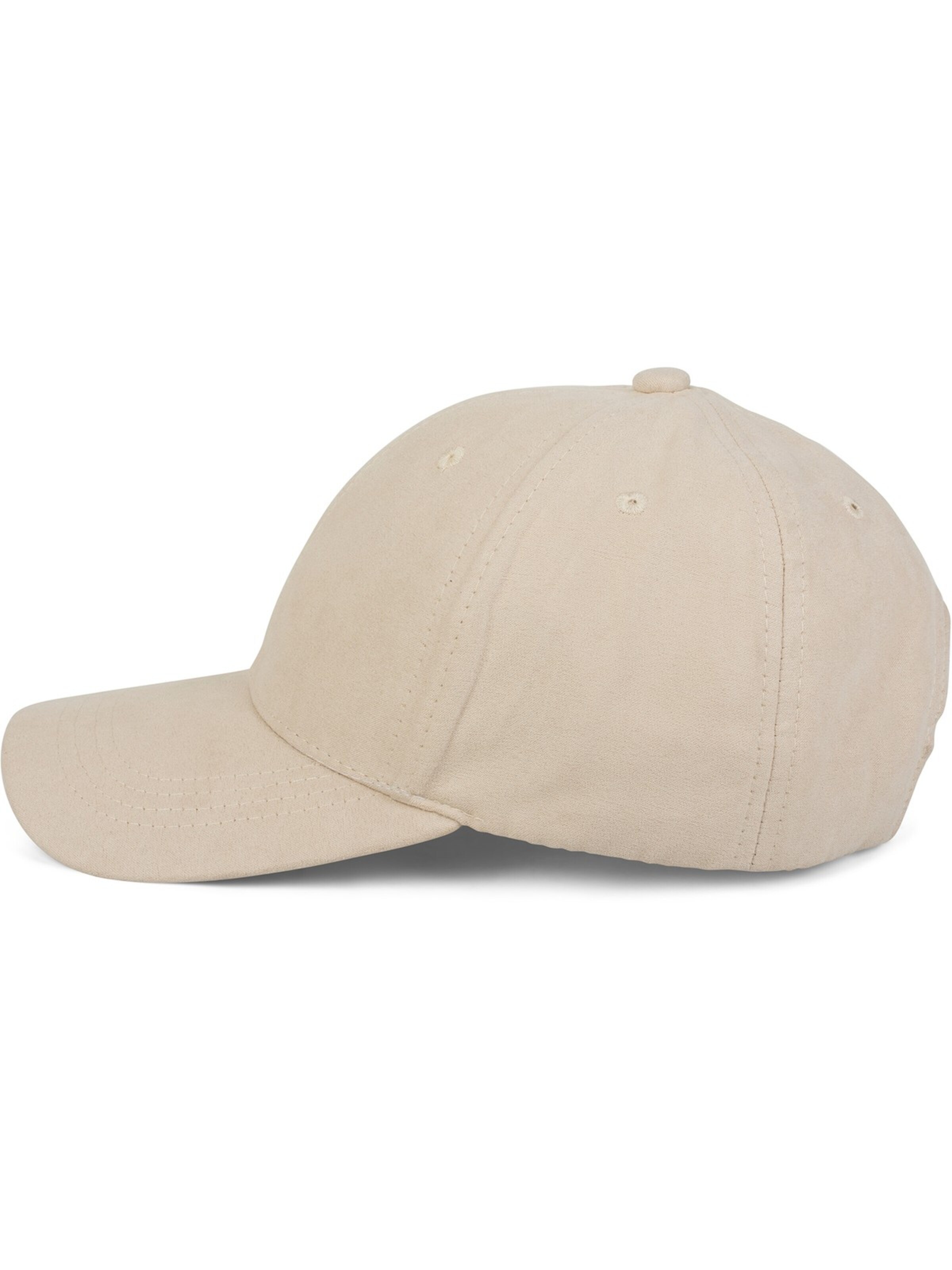 styleBREAKER Cap 'Cap in Wildleder Optik'‌‌‌‌‌‌‌‌‌ in Beige