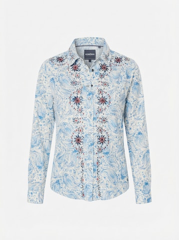 KOROSHI Blouse in Blauw: voorkant
