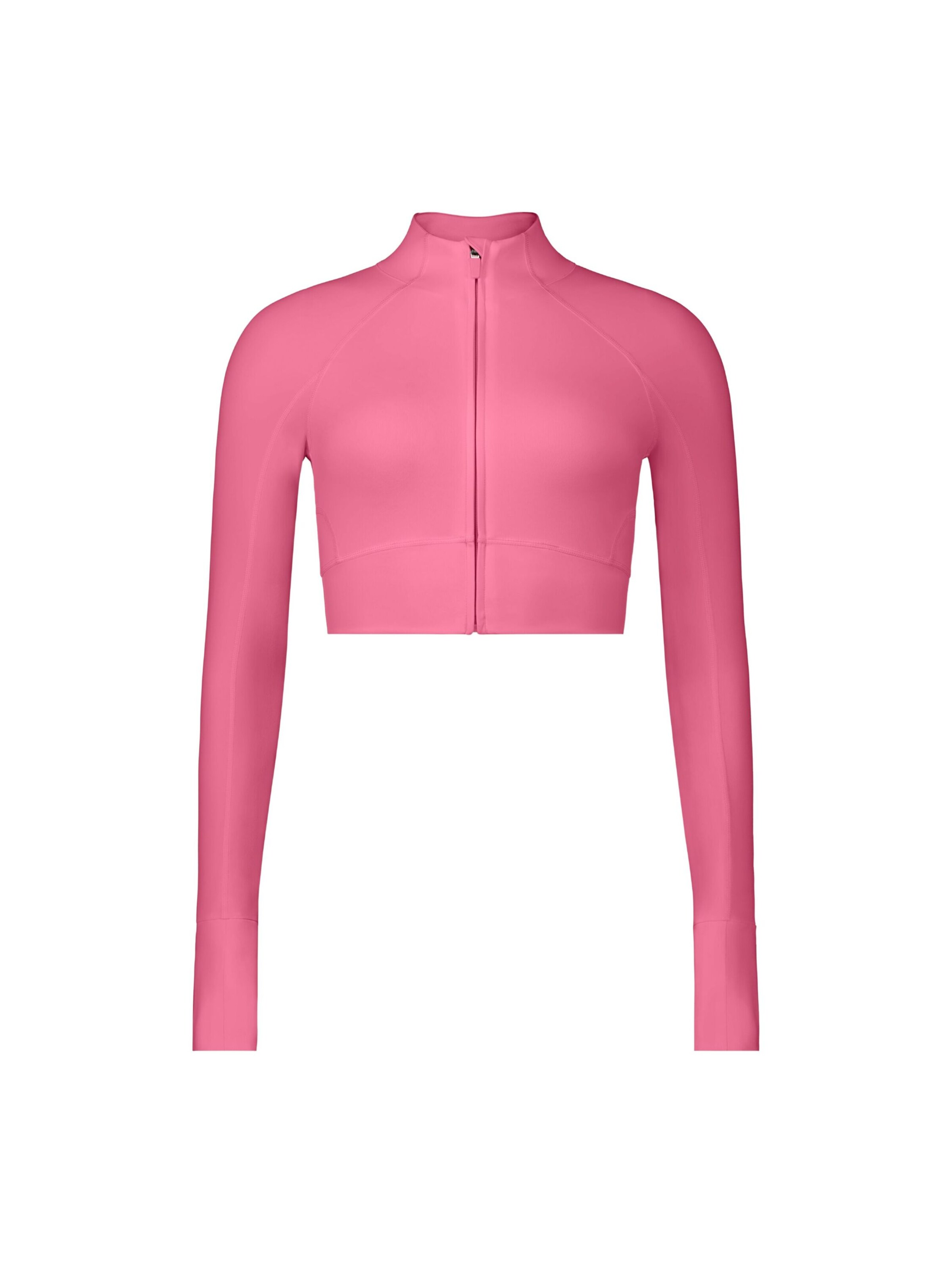 Fabletics Jacke 'PURELUXE CROPPED TRAIN JACKET' in Pink: Vorderseite