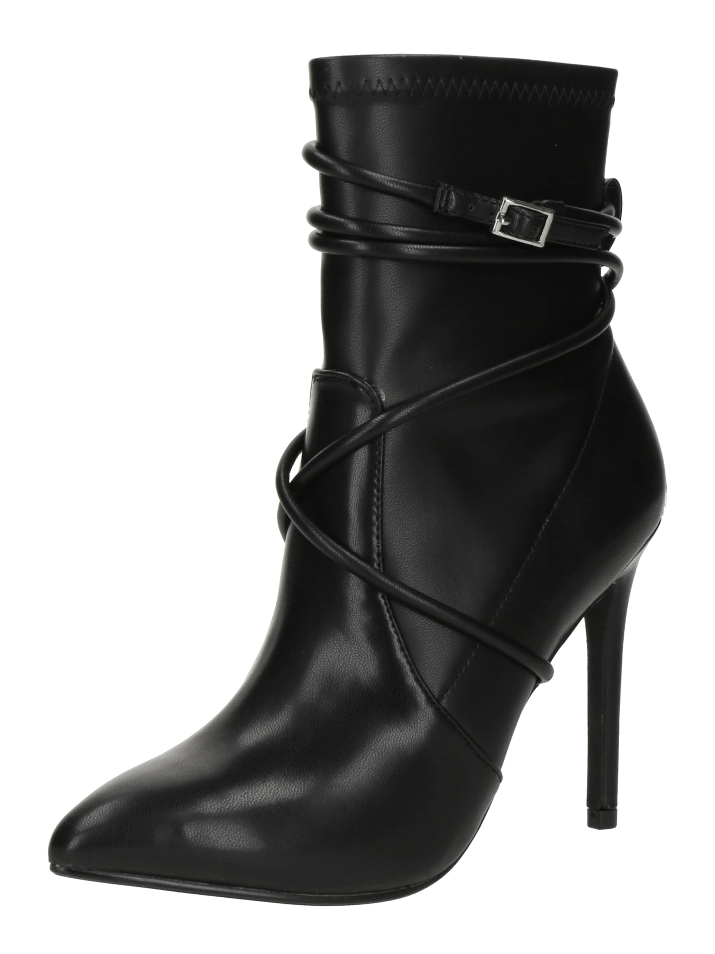 BUFFALO Rövid szárú csizmák 'JULIET' - fekete: elől