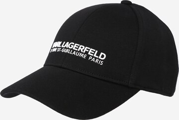 Casquette 'ESSENTIAL' Karl Lagerfeld en noir : devant