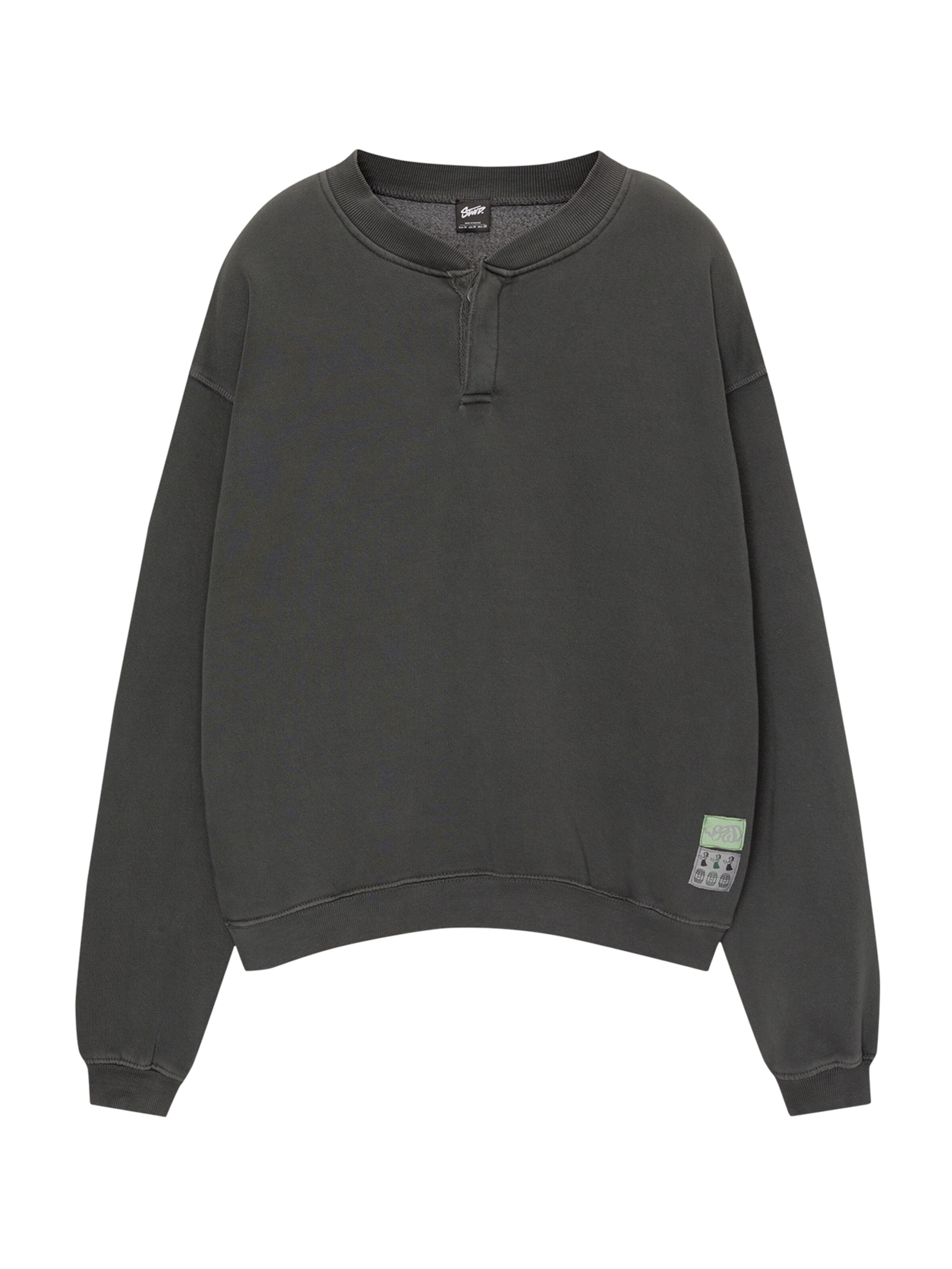 Pull&Bear Sweatshirt i grå: forside