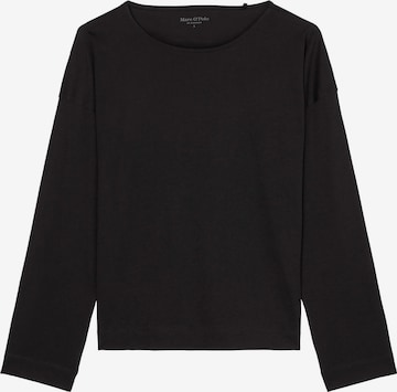 Marc O'Polo Sleepshirt ' Mix & Match Cotton ' in Schwarz: Vorderseite