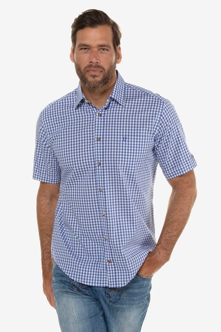 JP1880 Regular fit Button Up Shirt in Blue: front