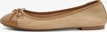 Dune LONDON Ballerina 'HALLO' in Beige