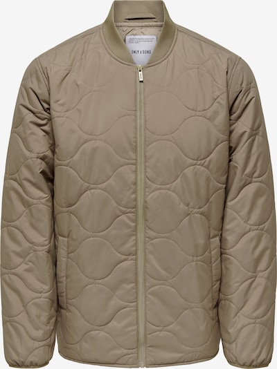 Only & Sons Veste mi-saison 'ONSART' en beige foncé, Vue avec produit