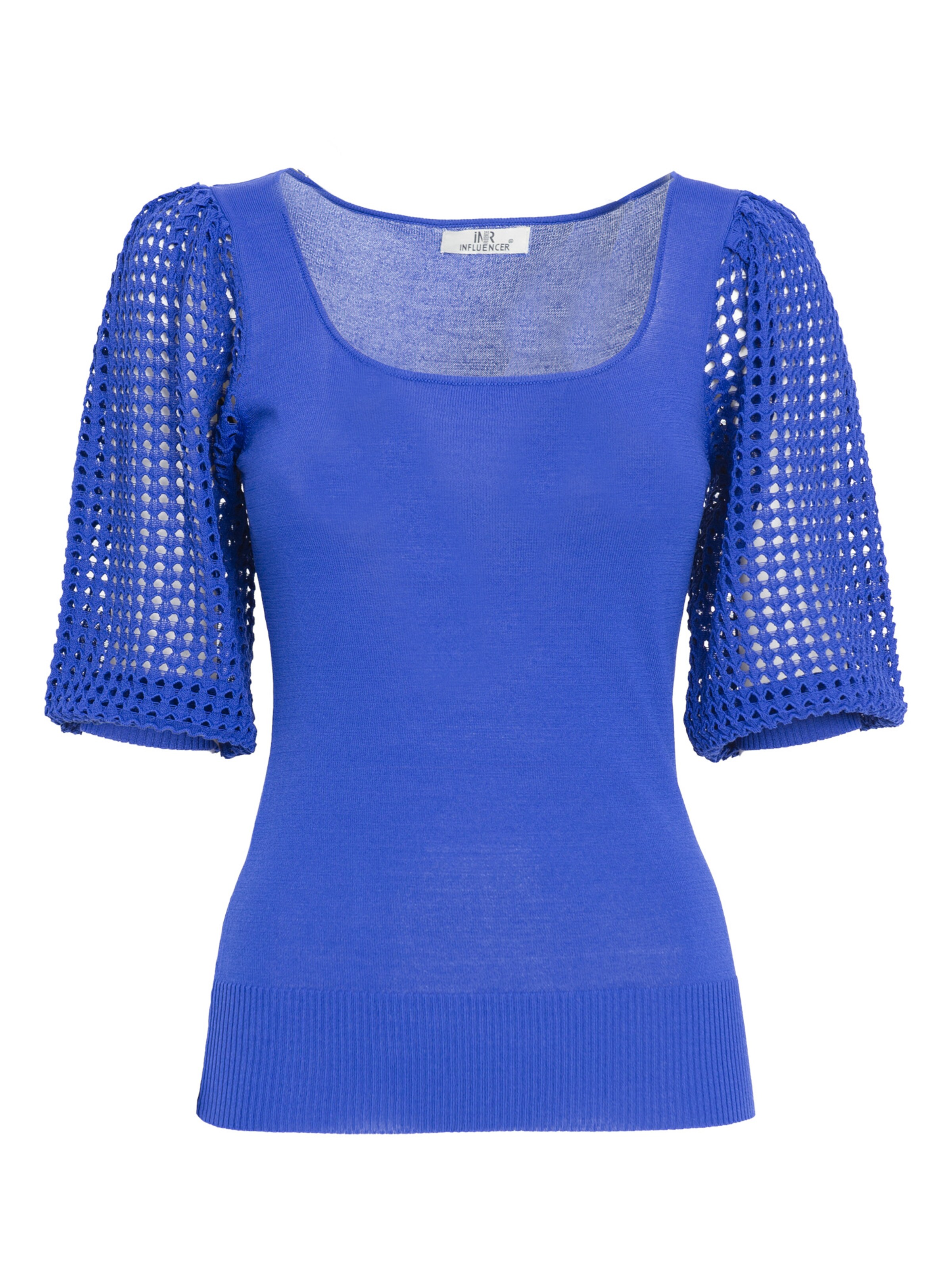 mėlyna Influencer Megztinis: priekis