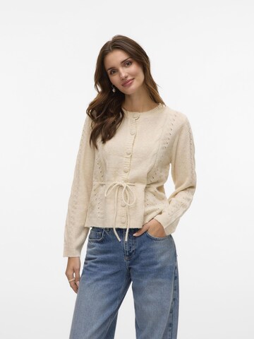 VERO MODA Cardigan 'VMEVERLEE' i beige: forside