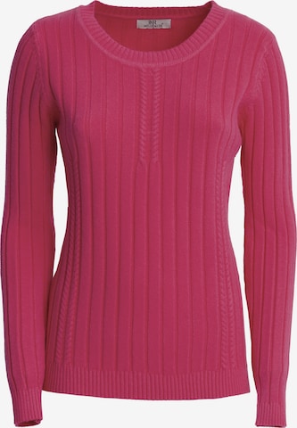 Influencer Pullover in Pink: Vorderseite