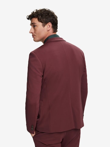 ESPRIT Slim fit Suit Jacket in Red